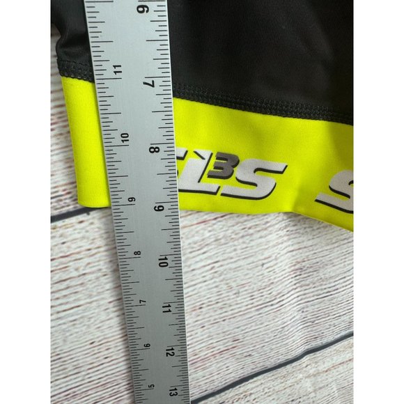 SL3S Cycling Bib and Triathlon Jersey Men's Size Medium Black/Florescent‎ Green - Picture 10 of 16